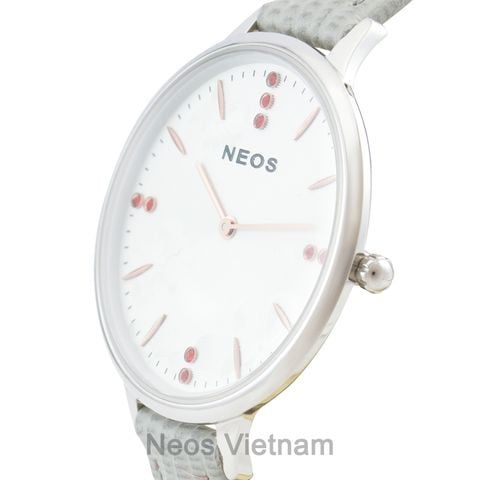 Đồng Hồ Dây Da Thời Trang Nữ Neos N-40727L Sapphire