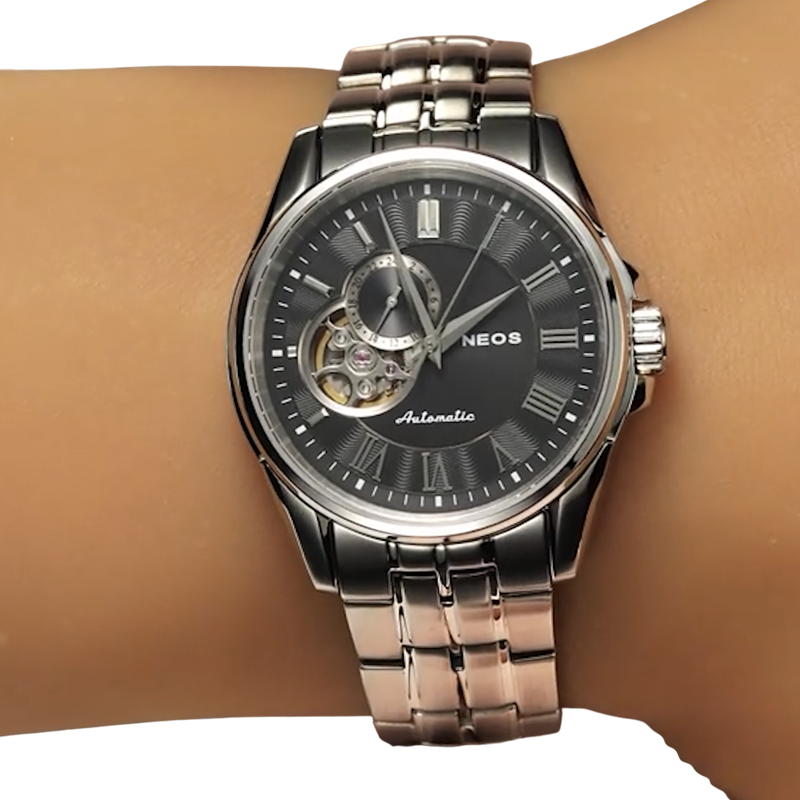 Đồng Hồ Neos M-90111 Nam Máy Tự Động Lộ Cơ Chính Hãng Bảo Hành 5 Năm
