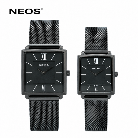 Đồng Hồ Đôi Dây Lưới Neos N-40674 Sapphire Bảo Hành Chính Hãng 5 Năm