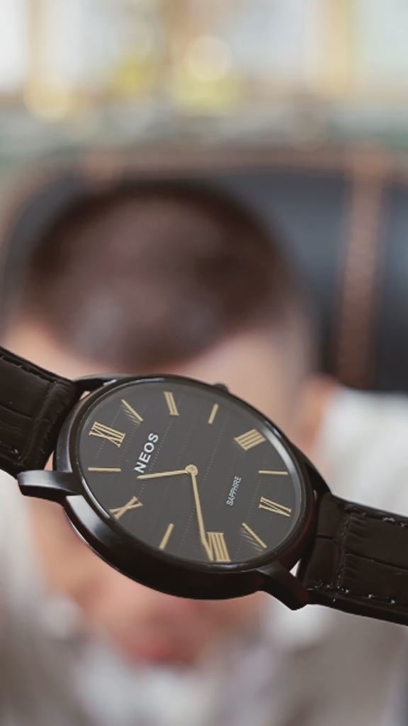 Đồng Hồ Neos N-40746M Nam Dây Da Thời Trang