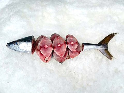  Cá Thu ống cắt khoanh 350g/gói 