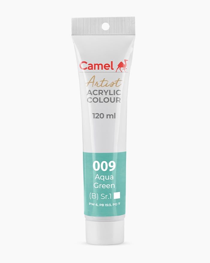 [DA ĐEN] Màu vẽ Acrylic Camel Artist 120ml Dạng Tuýp 120ml - Hãng Kokuyo Camlin