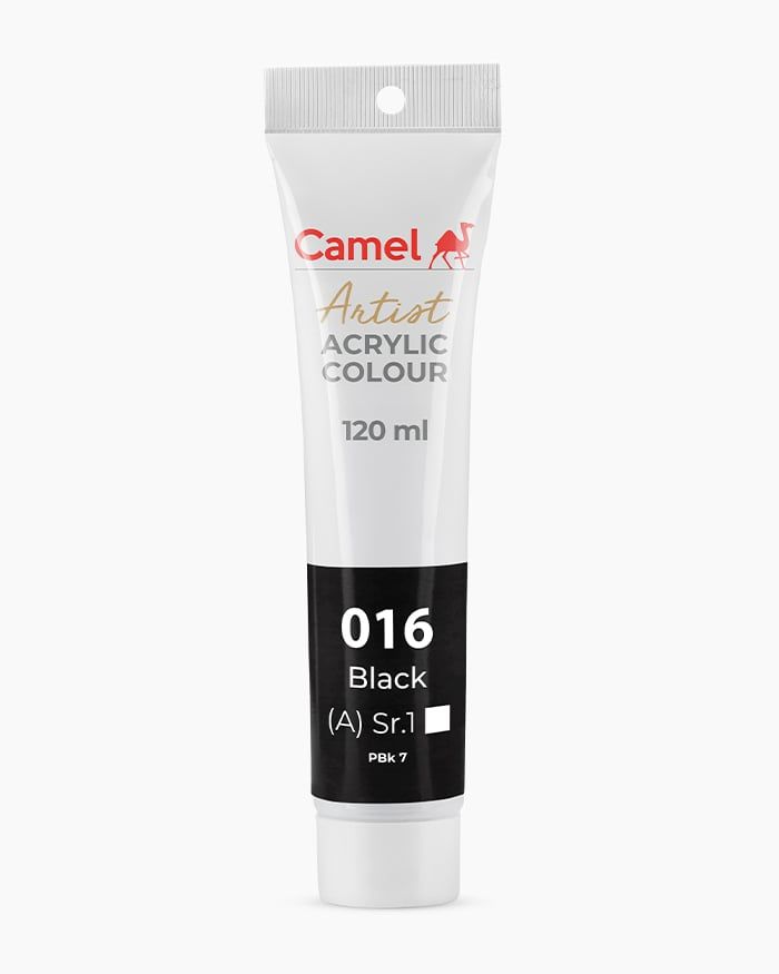 [DA ĐEN] Màu vẽ Acrylic Camel Artist 120ml Dạng Tuýp 120ml - Hãng Kokuyo Camlin