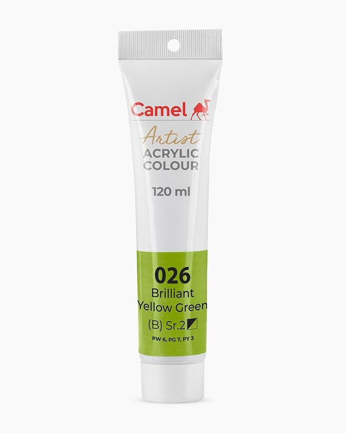 [DA ĐEN] Màu vẽ Acrylic Camel Artist 120ml Dạng Tuýp 120ml - Hãng Kokuyo Camlin