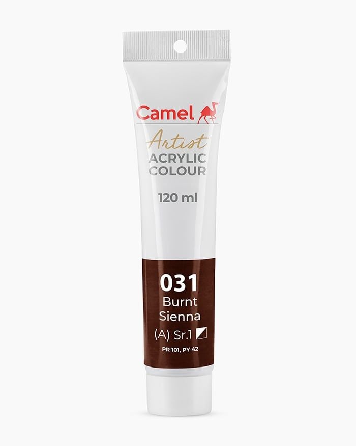 [DA ĐEN] Màu vẽ Acrylic Camel Artist 120ml Dạng Tuýp 120ml - Hãng Kokuyo Camlin