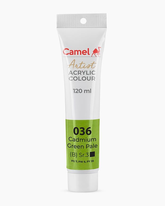 [DA ĐEN] Màu vẽ Acrylic Camel Artist 120ml Dạng Tuýp 120ml - Hãng Kokuyo Camlin