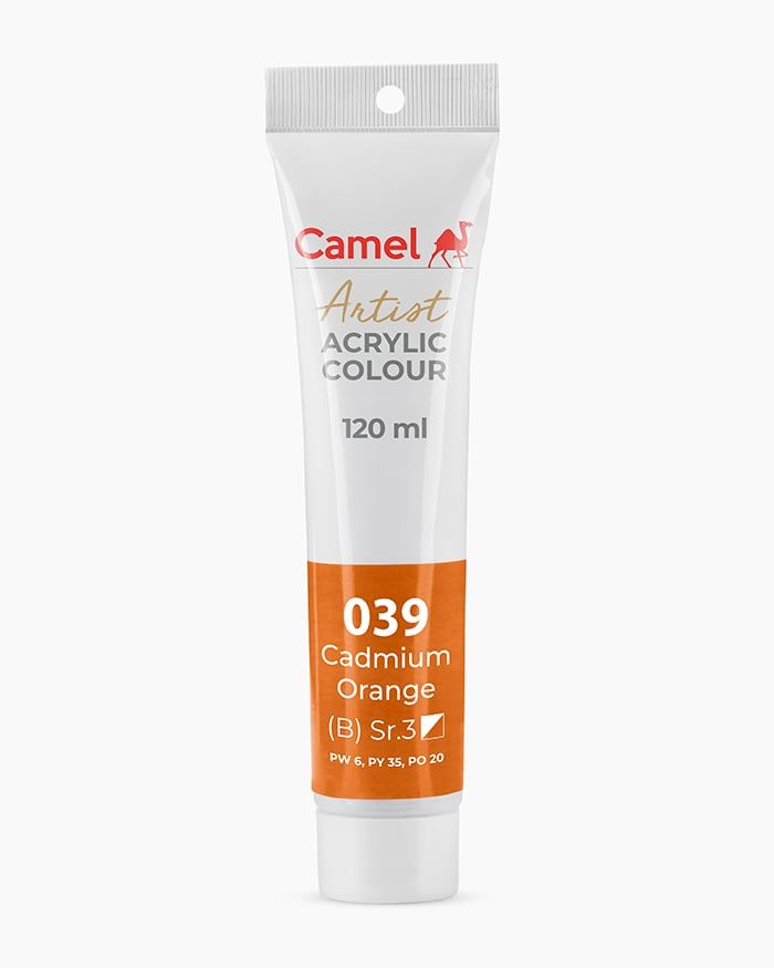 [DA ĐEN] Màu vẽ Acrylic Camel Artist 120ml Dạng Tuýp 120ml - Hãng Kokuyo Camlin