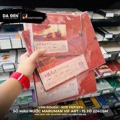 [DA ĐEN] Sổ Màu Nước Chất Lượng Cao Maruman Vif Art Đủ Size F0/F3F4