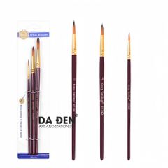 Bộ 3 Cọ Vẽ Giá Rẻ Keep Smiling Cơ Bản