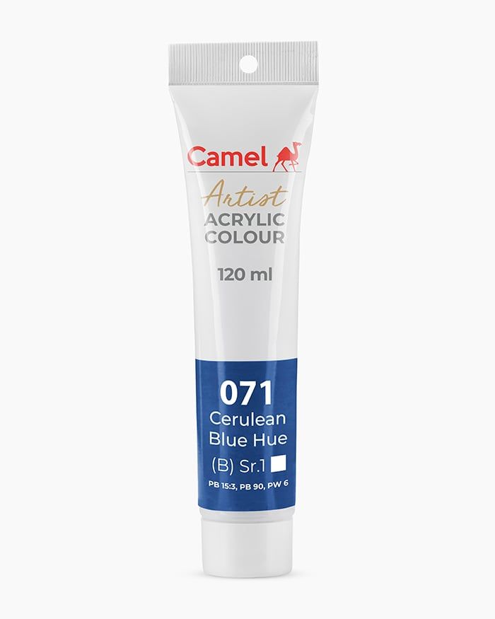 [DA ĐEN] Màu vẽ Acrylic Camel Artist 120ml Dạng Tuýp 120ml - Hãng Kokuyo Camlin