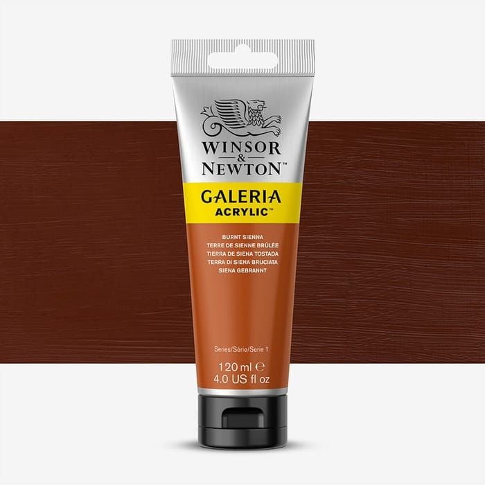 [DA ĐEN] Màu Acrylic Tuýp 120ml Hạng Họa Sĩ Galeria của hãng Winsor & Newton