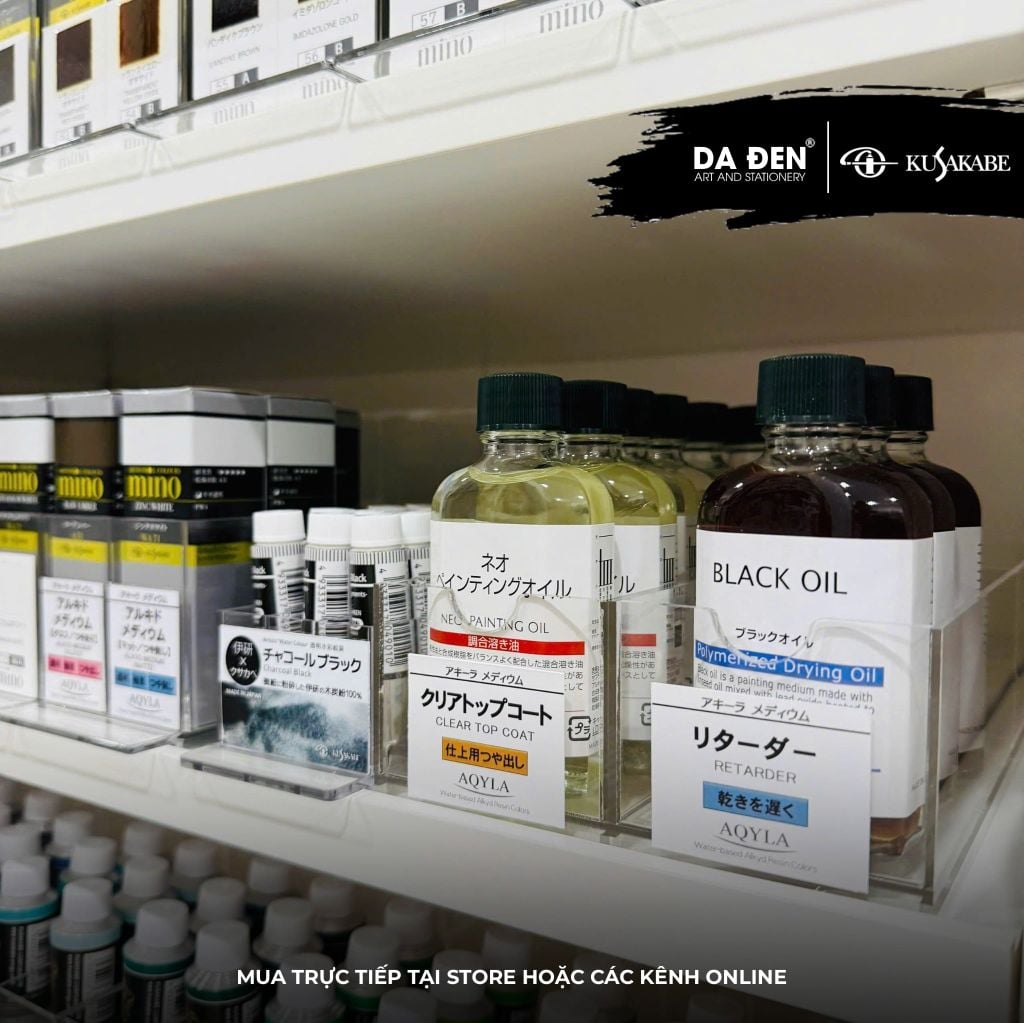 [DA ĐEN] Dung Môi Sơn Dầu Neo Painting Oil 55ml của Kusakabe tại Họa Cụ DA ĐEN