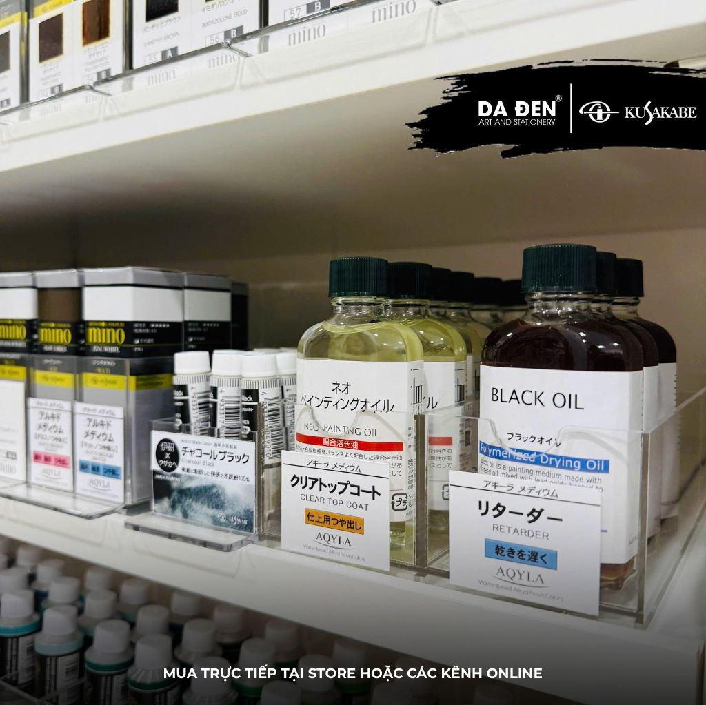 [DA ĐEN] Dung Môi Sơn Dầu Kusakabe Dầu Đen Black Oil - made in Japan
