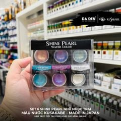 [DA ĐEN] Set 6/10 Màu Nước Nhũ Ngọc Trai Shine Pearl Kusakabe - made in Japan