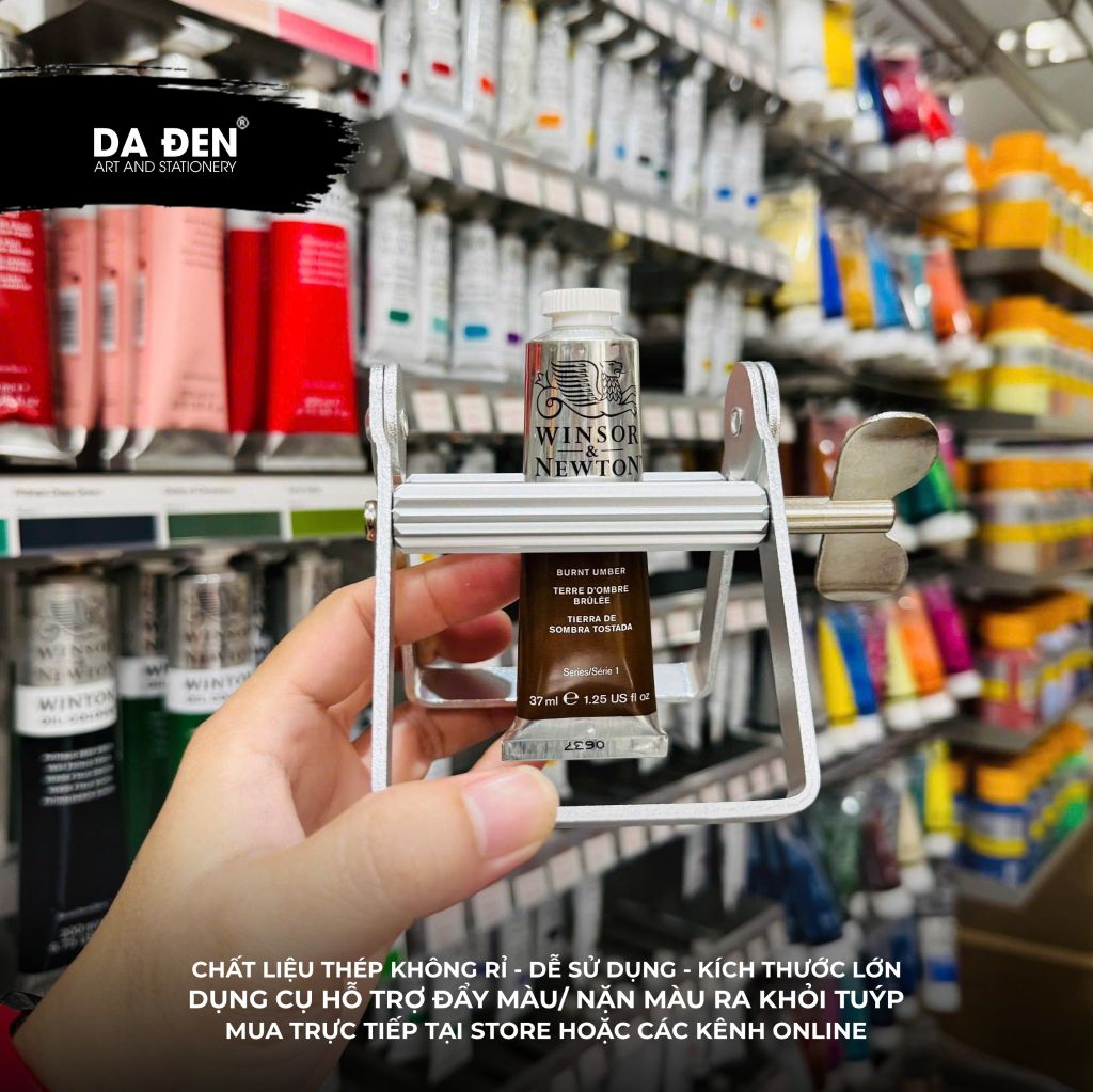 [DA ĐEN] Dụng Cụ Hỗ Trợ Đẩy Màu/ Nặn Màu Ra Khỏi Tuýp/ Ống Đựng Size Lớn