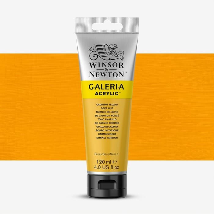 [DA ĐEN] Màu Acrylic Tuýp 120ml Hạng Họa Sĩ Galeria của hãng Winsor & Newton