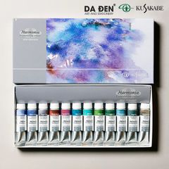 Màu Nước Tách Lớp Kusakabe Harmonia 12 Màu x 10ml Tube