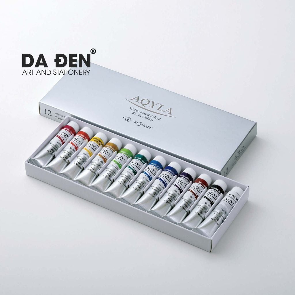 Bộ Màu Vẽ Sơn Dầu Gốc Nước Kusakabe Aqyla 20ml