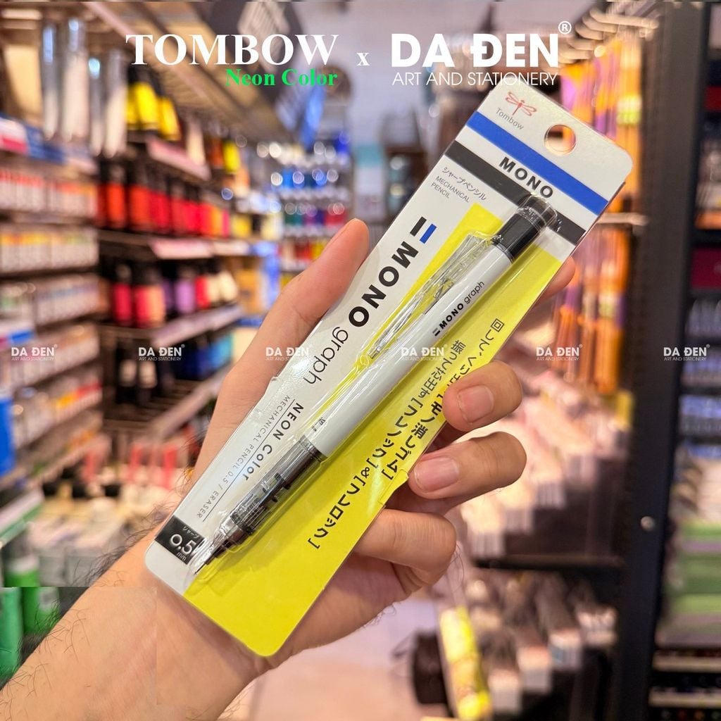 Bút Chì Bấm Tombow Mono Graph 0.3 | 0.5 Bản Neon
