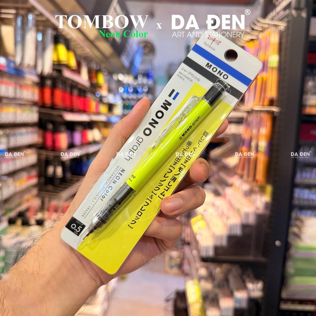 Bút Chì Bấm Tombow Mono Graph 0.3 | 0.5 Bản Neon