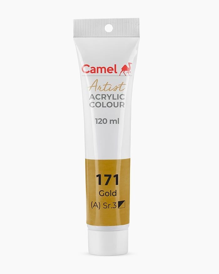 [DA ĐEN] Màu vẽ Acrylic Camel Artist 120ml Dạng Tuýp 120ml - Hãng Kokuyo Camlin