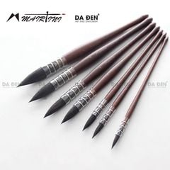 Cọ Mop Mairtini Cao Cấp Dòng 611 (Thân Nâu) - Mix Lông Sóc