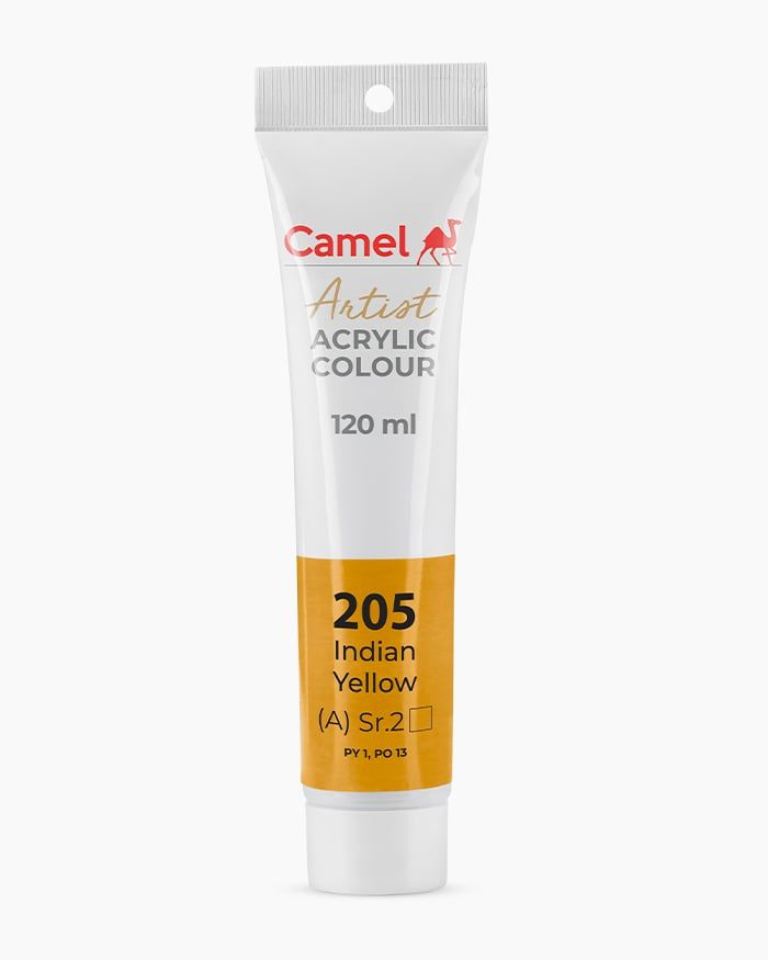 [DA ĐEN] Màu vẽ Acrylic Camel Artist 120ml Dạng Tuýp 120ml - Hãng Kokuyo Camlin