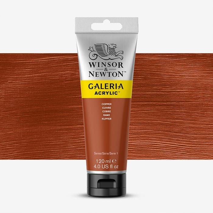 [DA ĐEN] Màu Acrylic Tuýp 120ml Hạng Họa Sĩ Galeria của hãng Winsor & Newton