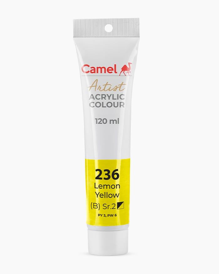 [DA ĐEN] Màu vẽ Acrylic Camel Artist 120ml Dạng Tuýp 120ml - Hãng Kokuyo Camlin