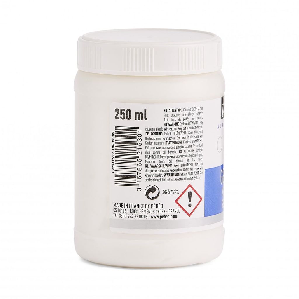 Pebeo Artist Acrylics Matt Gel 250ml – Gel Acrylic Mờ (Matte)