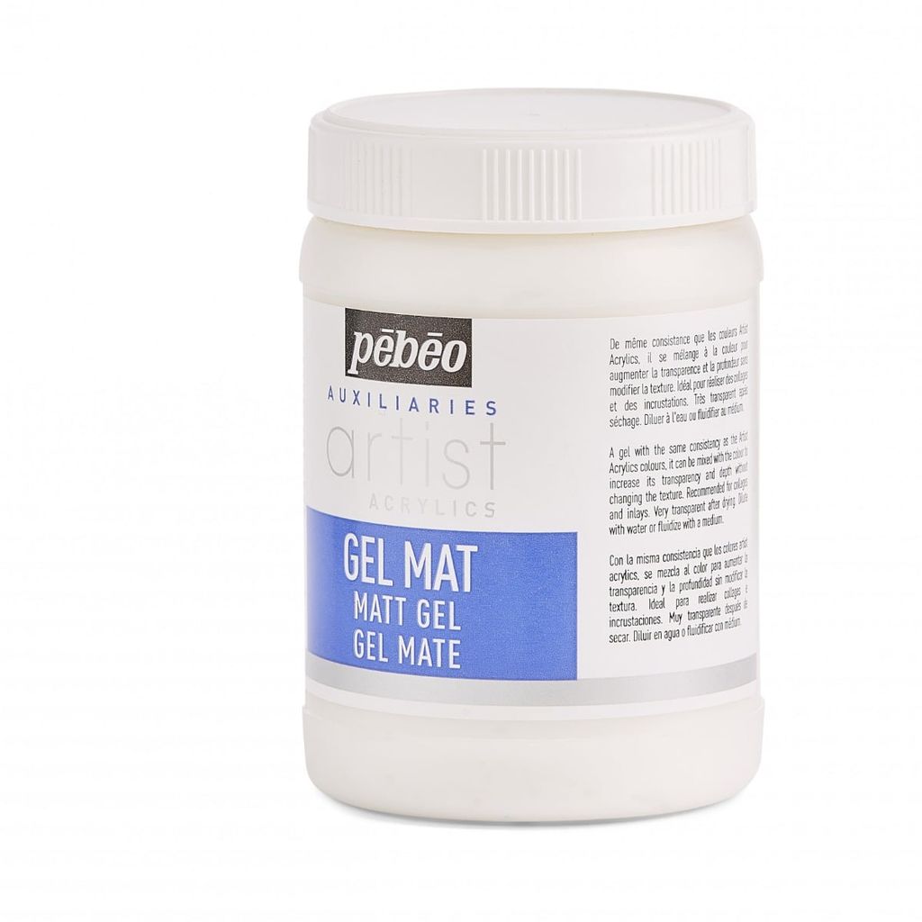 Pebeo Artist Acrylics Matt Gel 250ml – Gel Acrylic Mờ (Matte)