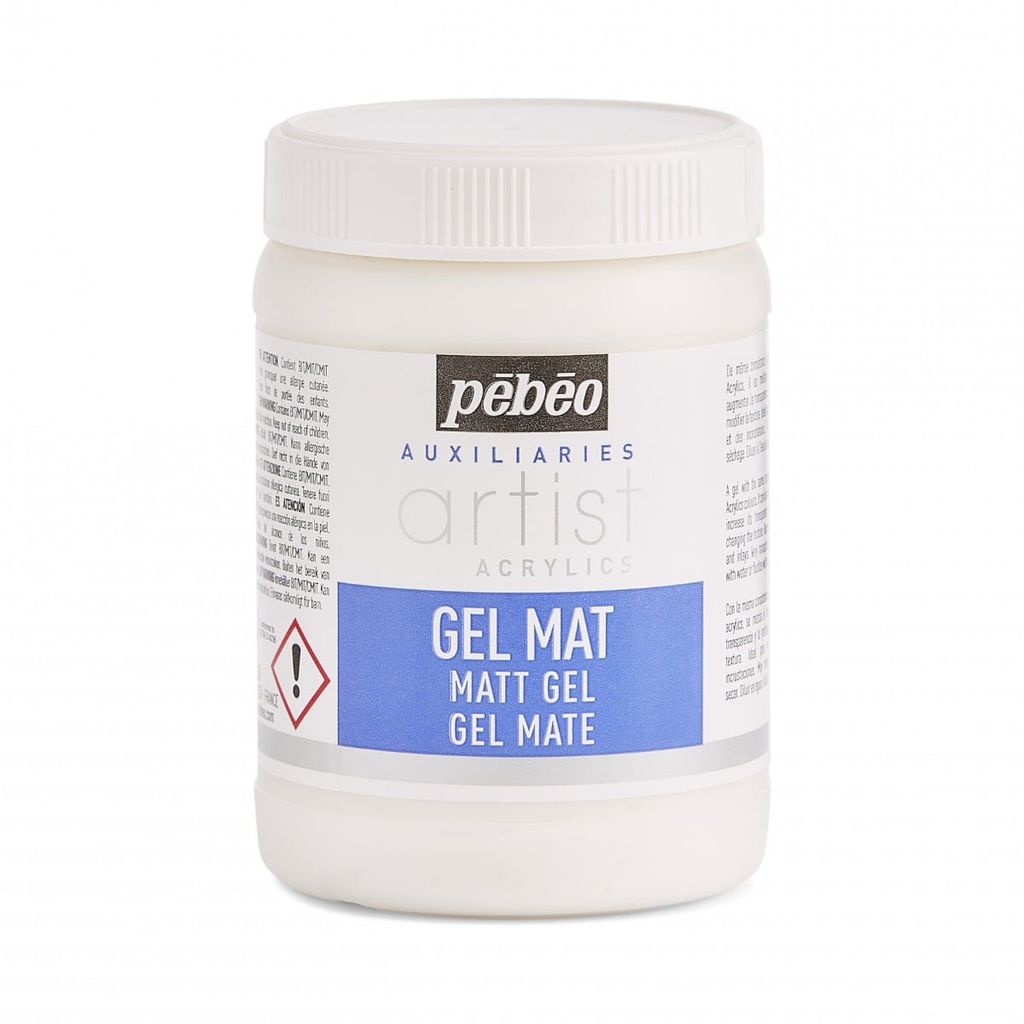Pebeo Artist Acrylics Matt Gel 250ml – Gel Acrylic Mờ (Matte)