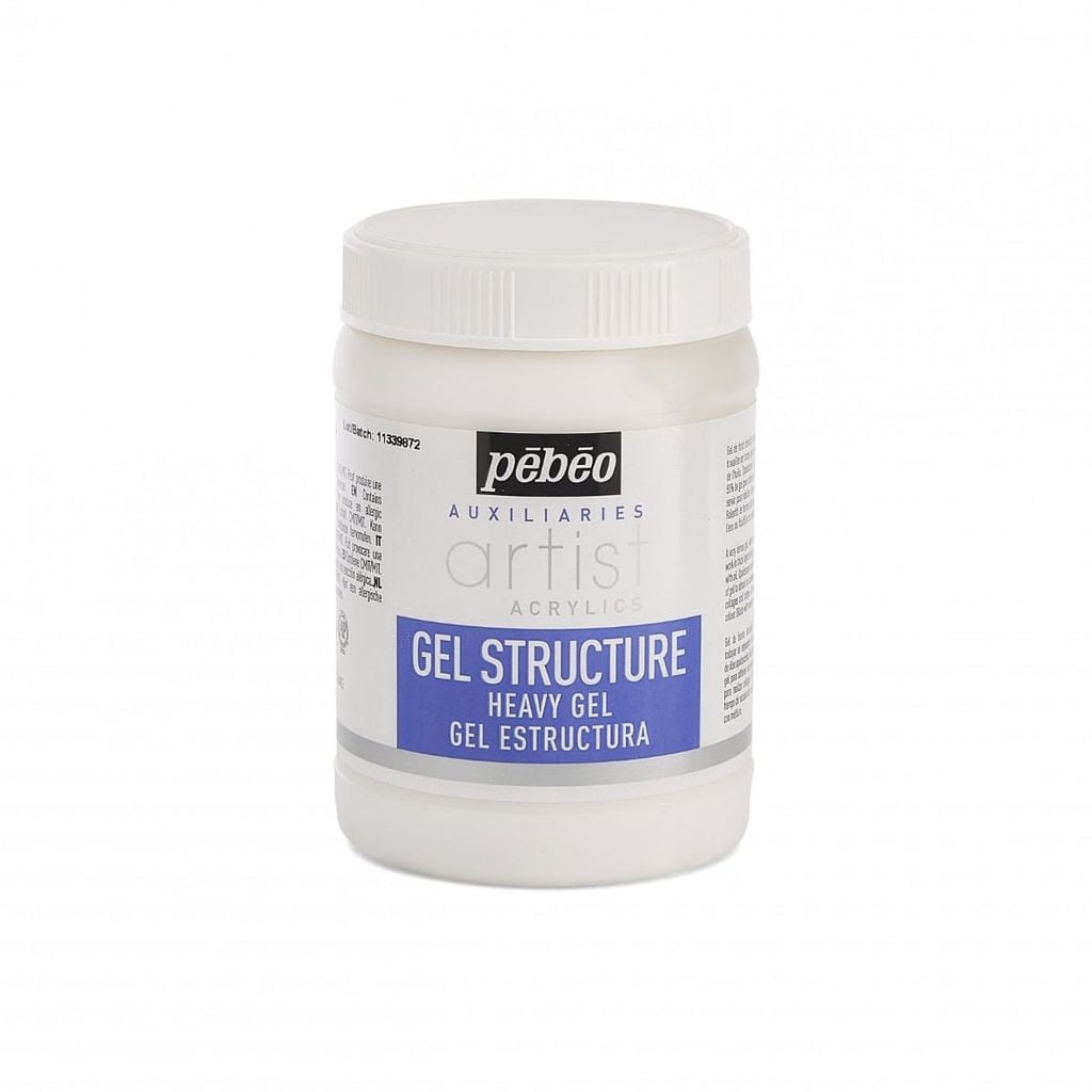 Pebeo Artist Acrylics Structure Gel 250ml – Gel Tạo Chất Liệu Cho Màu Acrylic