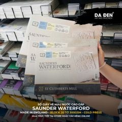 Sổ Vẽ Màu Nước Cao Cấp Saunders Waterford 300gsm