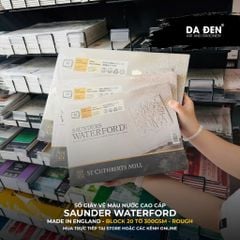 Sổ Vẽ Màu Nước Cao Cấp Saunders Waterford 300gsm