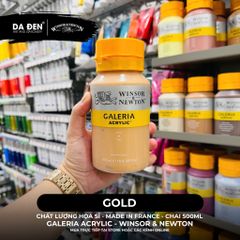 [DA ĐEN] Màu Acrylic Hạng Họa Sĩ Galeria Acrylic Của Hãng Winsor & Newton - Dung tích 500ml