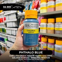 [DA ĐEN] Màu Acrylic Hạng Họa Sĩ Galeria Acrylic Của Hãng Winsor & Newton - Dung tích 500ml