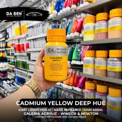 [DA ĐEN] Màu Acrylic Hạng Họa Sĩ Galeria Acrylic Của Hãng Winsor & Newton - Dung tích 500ml