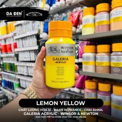 [DA ĐEN] Màu Acrylic Hạng Họa Sĩ Galeria Acrylic Của Hãng Winsor & Newton - Dung tích 500ml