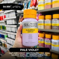 [DA ĐEN] Màu Acrylic Hạng Họa Sĩ Galeria Acrylic Của Hãng Winsor & Newton - Dung tích 500ml