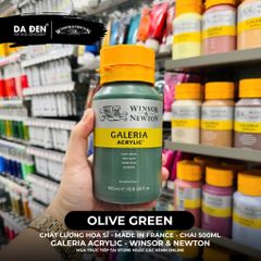 [DA ĐEN] Màu Acrylic Hạng Họa Sĩ Galeria Acrylic Của Hãng Winsor & Newton - Dung tích 500ml