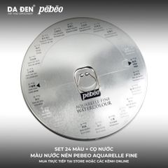 Màu Nước Cao Cấp Pebeo 12~24 Màu - Hộp Thiếc Tròn