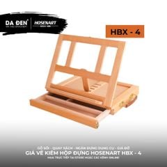 Hộp Đựng Dụng Cụ Vẽ Kiêm Giá Vẽ HosenArt HBX-4