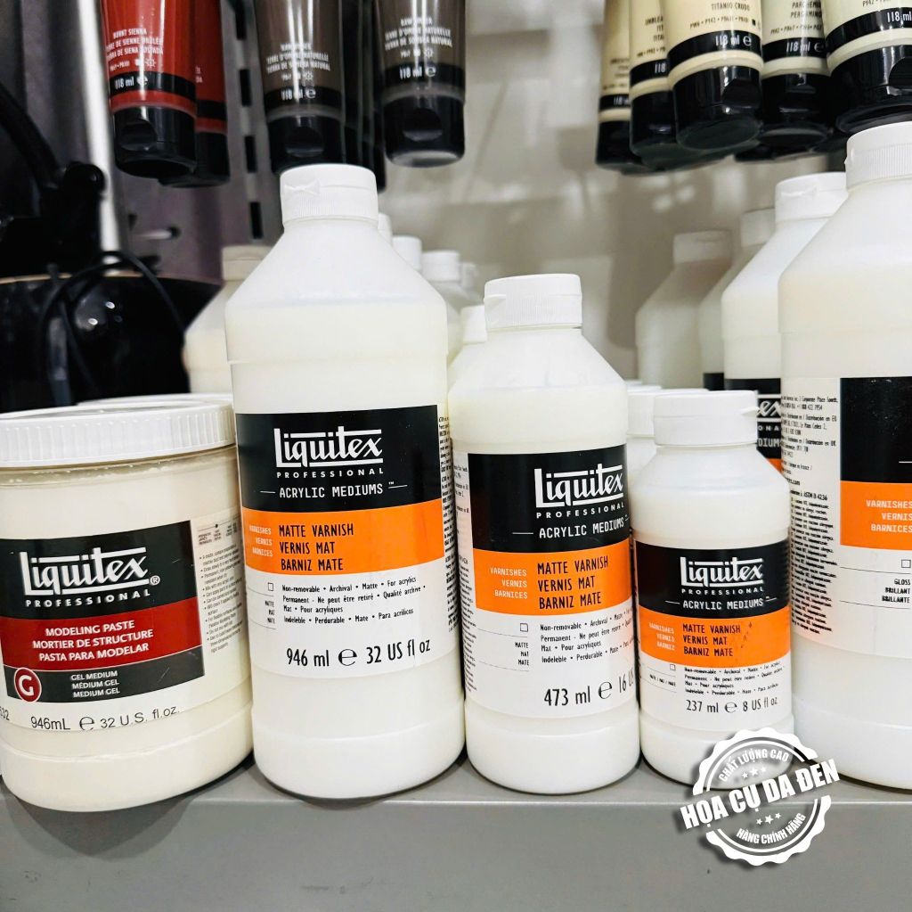 Các Loại Véc Ni Varnish Màu Acrylic hãng Liquitex đủ các dung tích