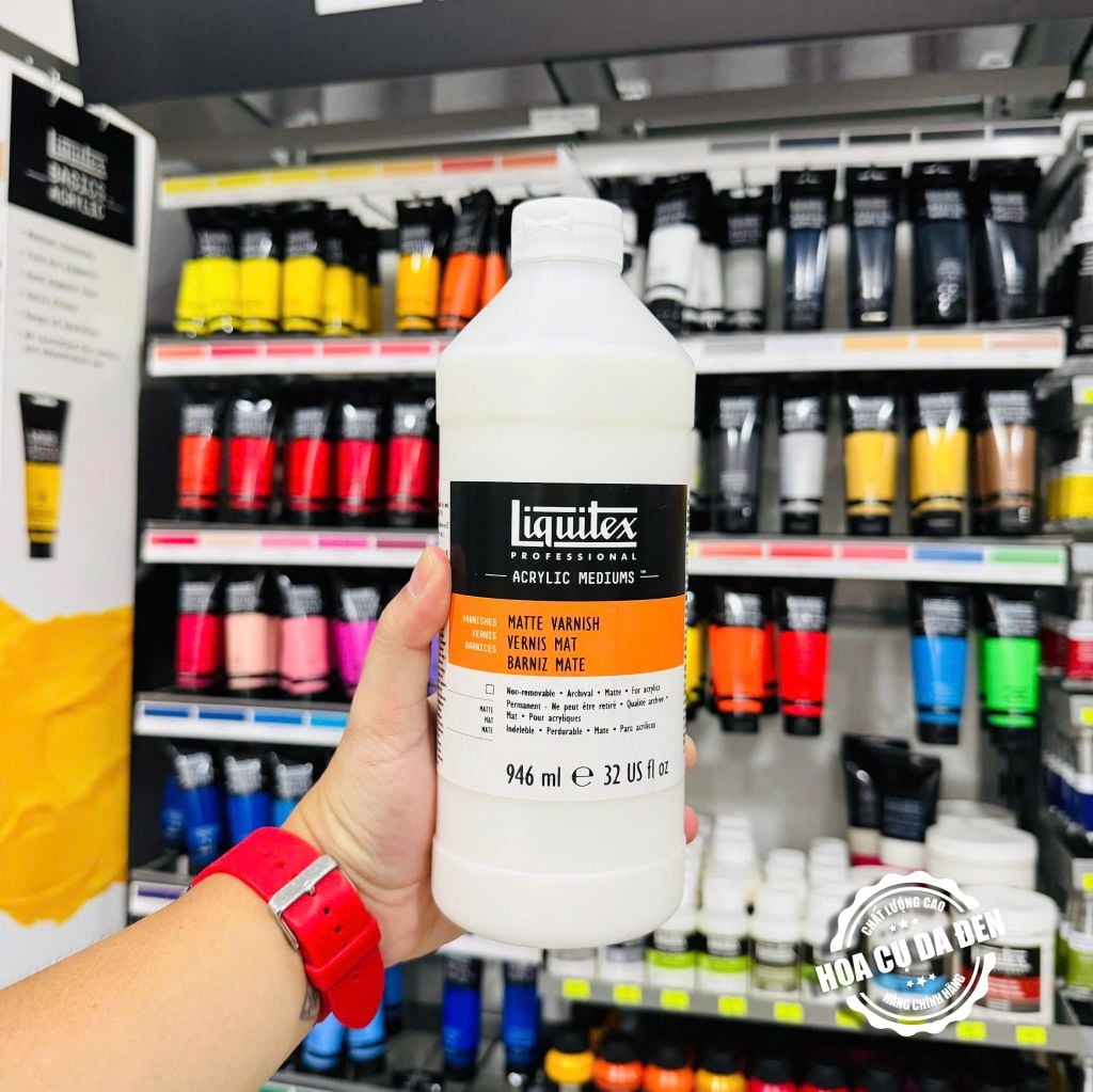 Các Loại Véc Ni Varnish Màu Acrylic hãng Liquitex đủ các dung tích