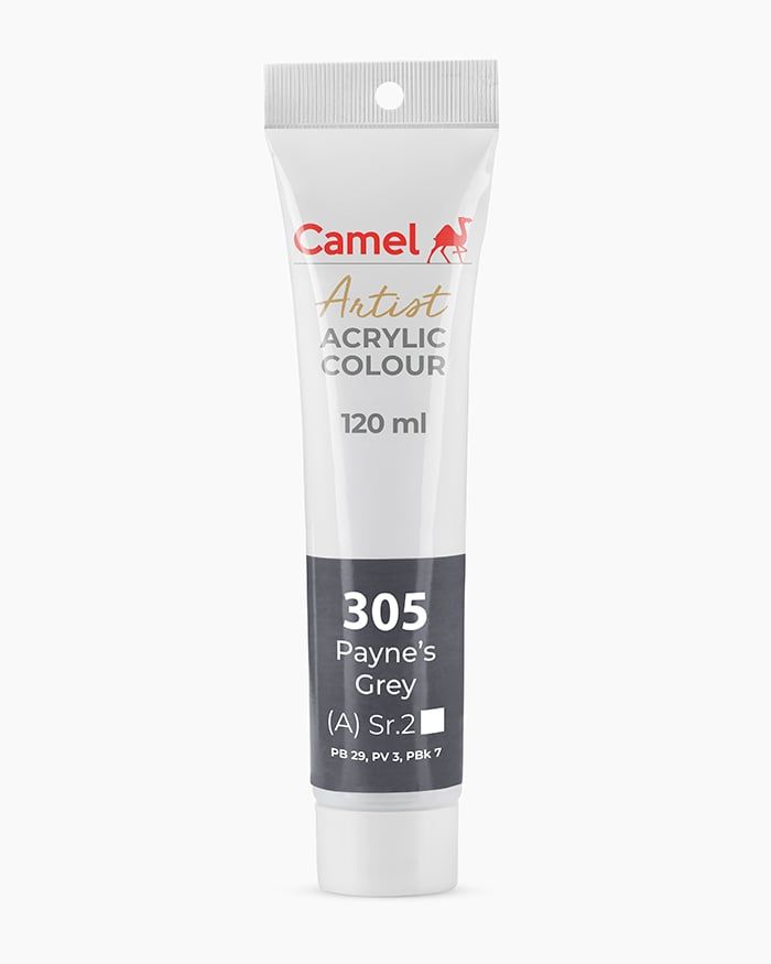 [DA ĐEN] Màu vẽ Acrylic Camel Artist 120ml Dạng Tuýp 120ml - Hãng Kokuyo Camlin