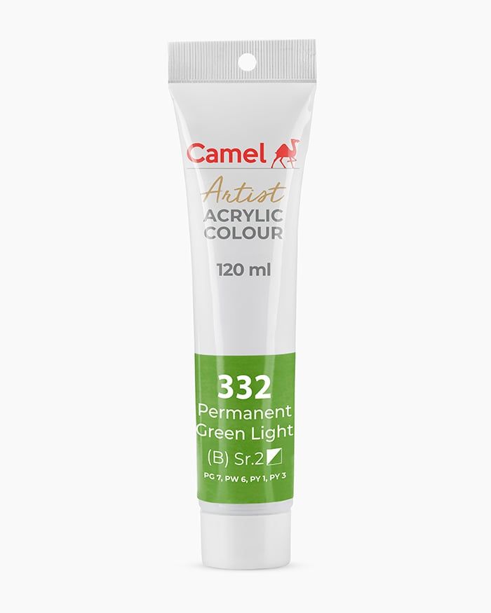 [DA ĐEN] Màu vẽ Acrylic Camel Artist 120ml Dạng Tuýp 120ml - Hãng Kokuyo Camlin