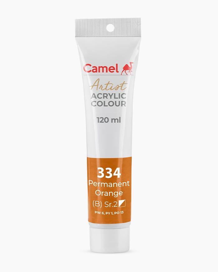 [DA ĐEN] Màu vẽ Acrylic Camel Artist 120ml Dạng Tuýp 120ml - Hãng Kokuyo Camlin