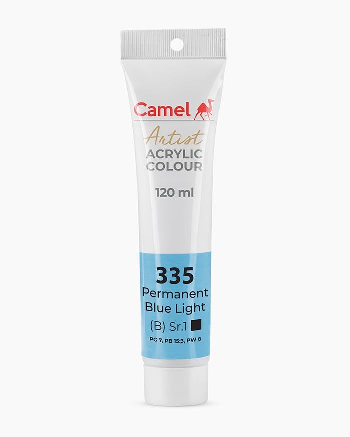 [DA ĐEN] Màu vẽ Acrylic Camel Artist 120ml Dạng Tuýp 120ml - Hãng Kokuyo Camlin