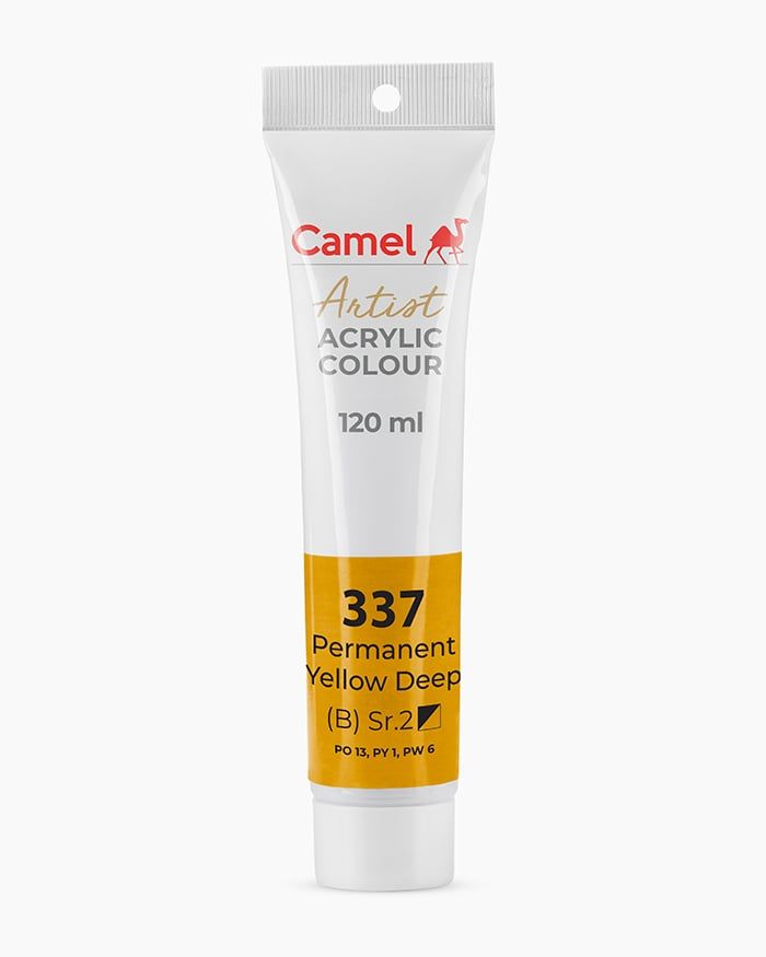 [DA ĐEN] Màu vẽ Acrylic Camel Artist 120ml Dạng Tuýp 120ml - Hãng Kokuyo Camlin